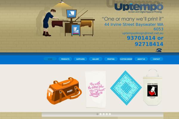 uptempodesign.com.au site used Uptempo
