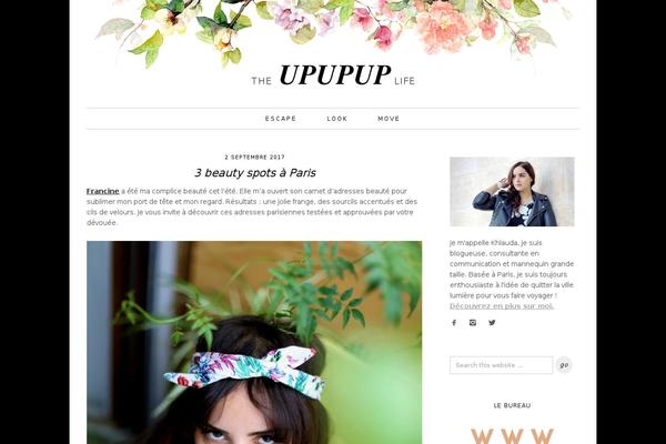 upupup.fr site used Genevieve-theme