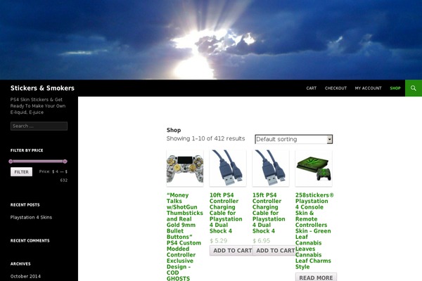 Twenty Fourteen theme site design template sample