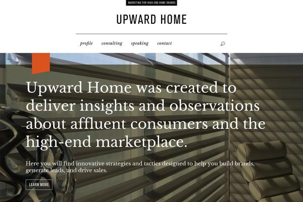 Upward theme site design template sample