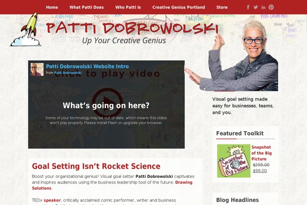 upyourcreativegenius.com site used Patti-dobrowolski