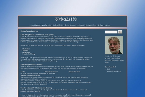 WordPress website example screenshot