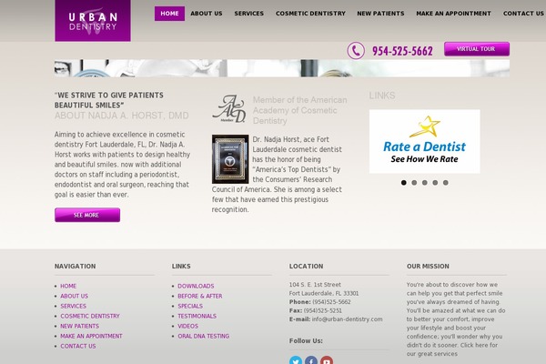 WordPress website example screenshot