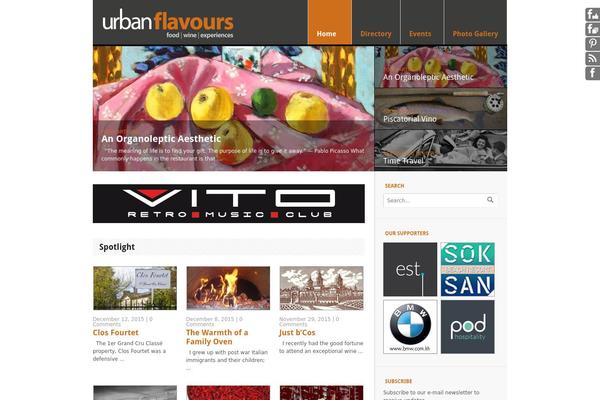 urban-flavours.com site used Delicious Magazine