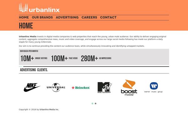 urban-linx.com site used Masculine