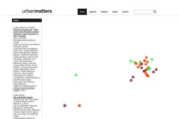 urban-matters.org site used Urbanmatters2020