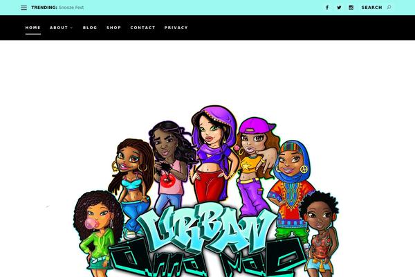 urbanannamae.com site used Extra-child-theme