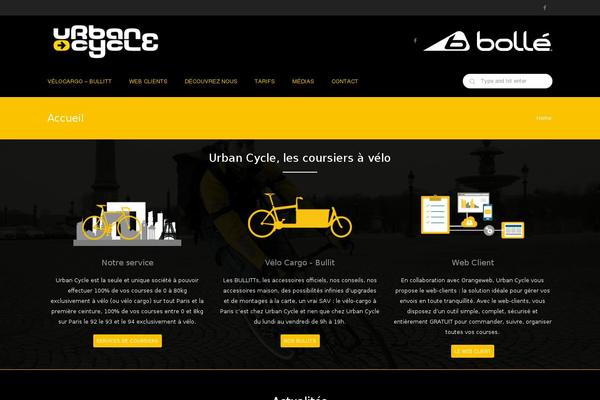 urbancycle.fr site used Urban2015