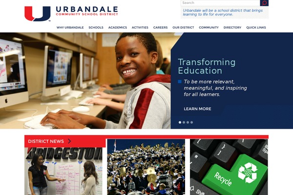 urbandaleschools.com site used Urbandale