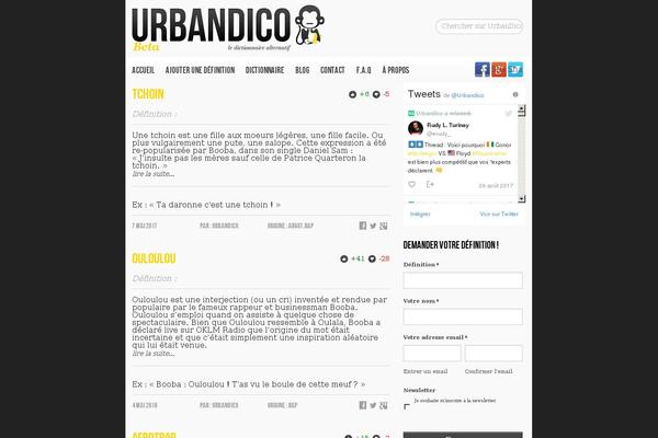 urbandico.com site used Urband