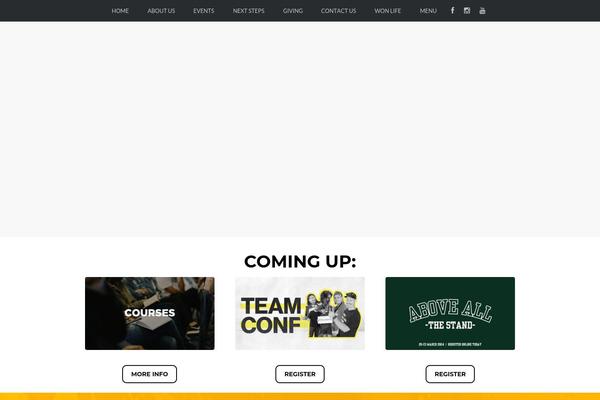 Dunamis theme site design template sample