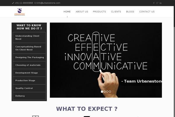 WordPress website example screenshot