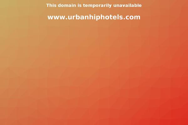 urbanhiphotels.com site used Urbanhip-2013