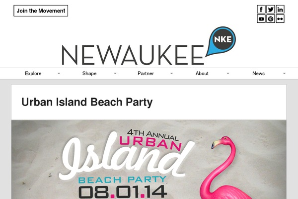 urbanislandparty.com site used Newaukee