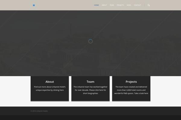 Salient theme site design template sample