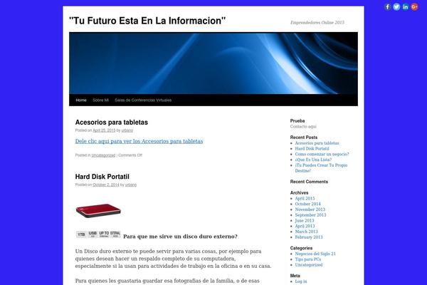 WordPress website example screenshot