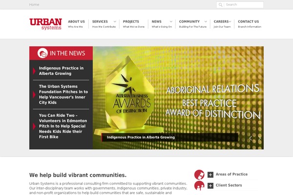 urbansystems.ca site used Urban-systems