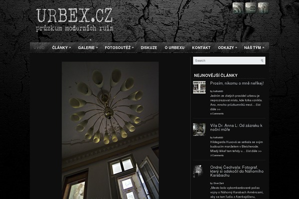 urbex.cz site used Wooden-news