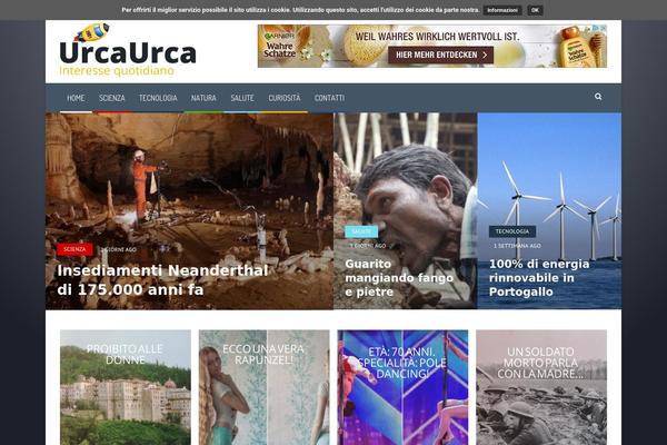 urcaurca.it site used Multimag-theme