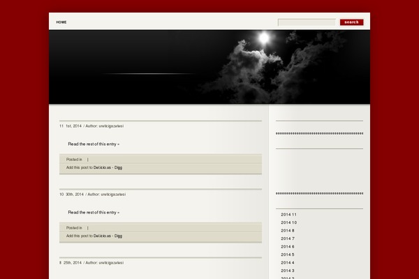 Deep Silent theme site design template sample