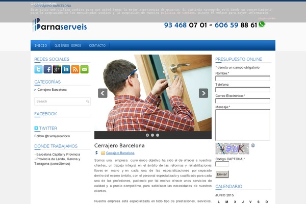 WordPress website example screenshot