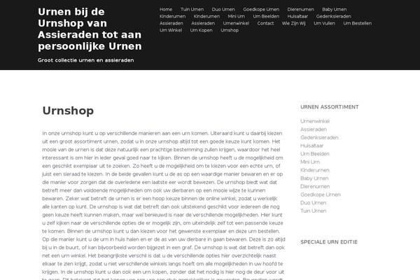 Thesis 1.8 theme site design template sample