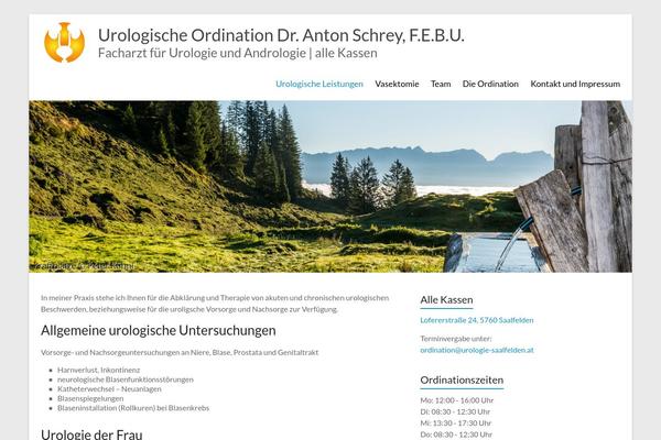 Spacious theme site design template sample