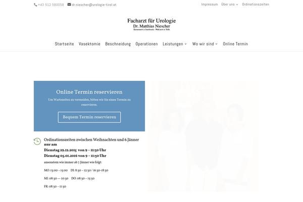 WordPress website example screenshot
