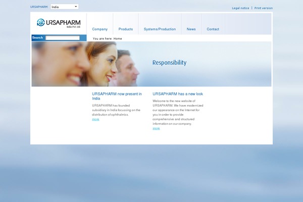 Ursapharm theme site design template sample