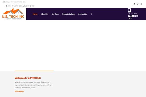 Porto theme site design template sample