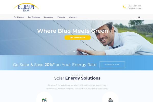 Sunergy-child theme site design template sample