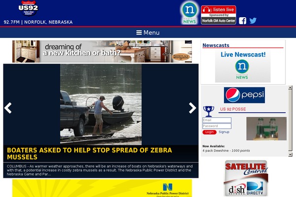 flood theme websites examples