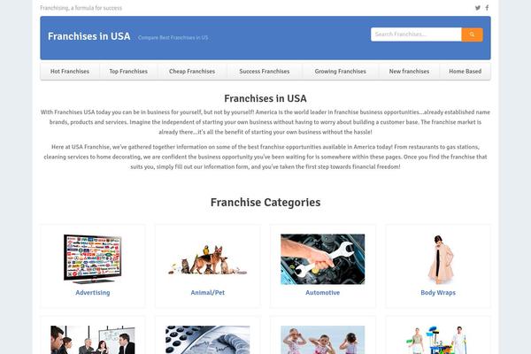 usa-franchise.com site used Compare-responsive