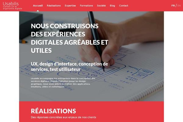 WordPress website example screenshot