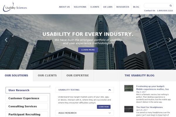 usabilitysciences.com site used Dd-usability-science