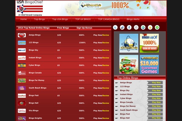 usabingochief.com site used Solidstart