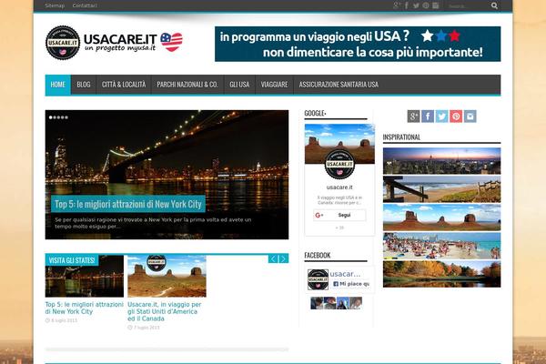 Jarida theme site design template sample