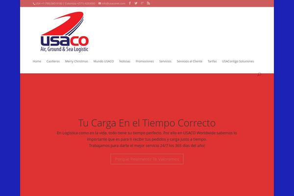 Divi theme site design template sample