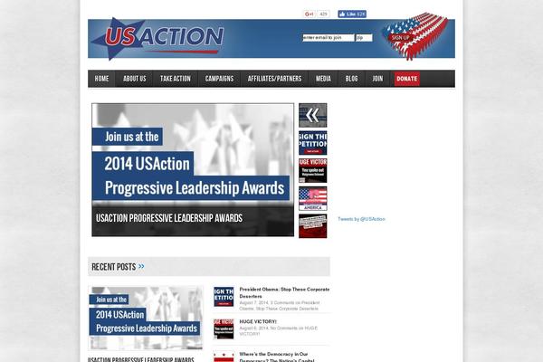 usaction.org site used Avenue Child