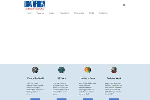 usaforafrica.org site used Social-activity