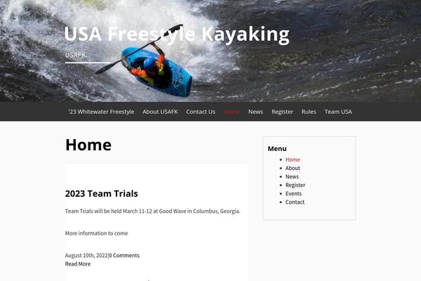 usafreestylekayak.com site used BlogSixteen