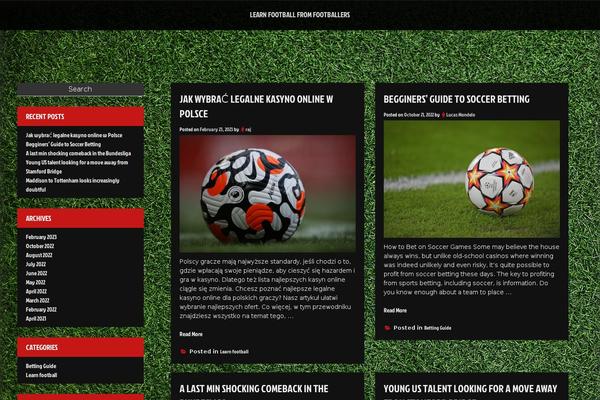 Seos-football theme site design template sample