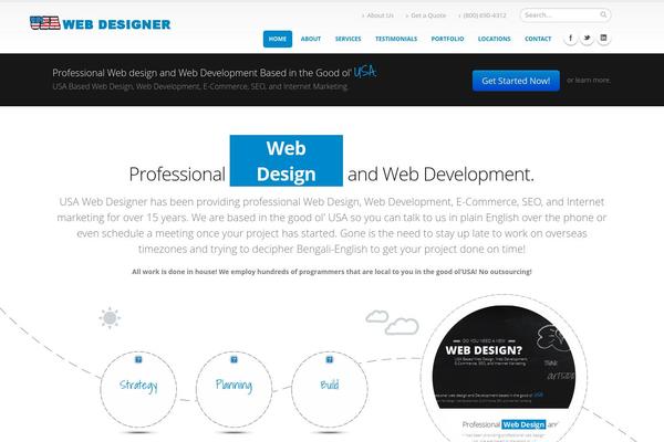 WordPress website example screenshot