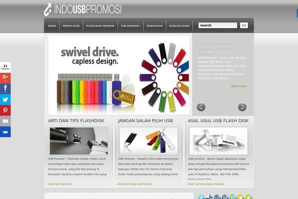 Lightfolio theme site design template sample