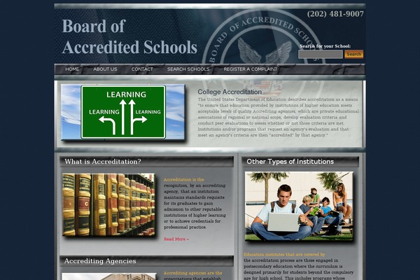 WordPress website example screenshot