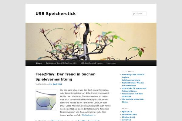 Twenty Eleven theme site design template sample