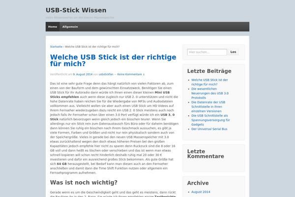 WordPress website example screenshot