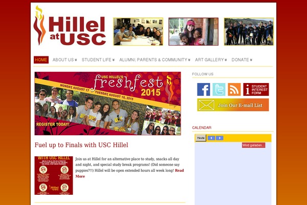 Site using Featured Content Gallery plugin