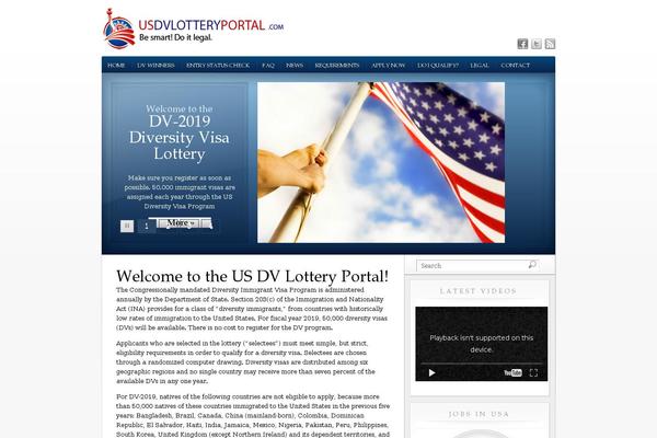usdvlotteryportal.com site used Whitehousepro_v3.0.1