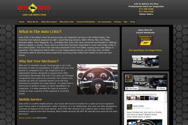 usedcarinspections.com site used Responsive Mobile